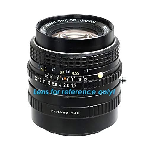 Fotasy K-Mount Lens to E Mount Adapter, K Mount E Adapter, PK Lense to E, Compatible with Sony a7 a7R a7s II III IV a9 a7c Alpha 1 a6600 a6500 a6400 a6300 a6100 a6000 a5100 a5000 a3500 ZV-E10 | Manual Focus Adapter thumbnail 3