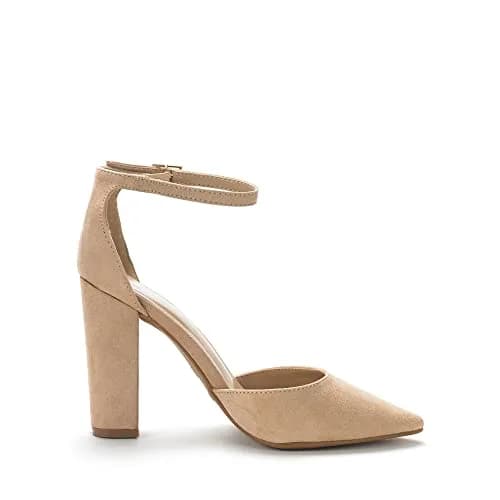 DREAM PAIRS Women's Coco High Heels Chunky Pumps 9 | Elegant 4-Inch Block Heel for Women thumbnail 4