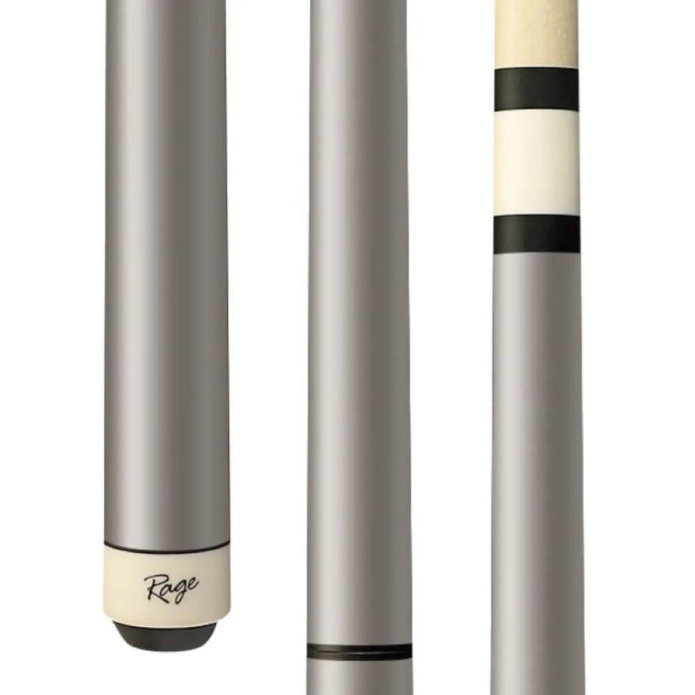 RAGE Heavy RGJBHH Hitter Jump/Break Billiard Pool Cue Stick, Silver, 25oz | Heavy Impact Design