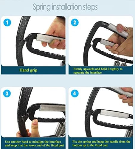 DoMyfit Super Gripper Heavy Duty Hand Strengthener 50-1000lb | Adjustable Forearm Exercise Device thumbnail 4