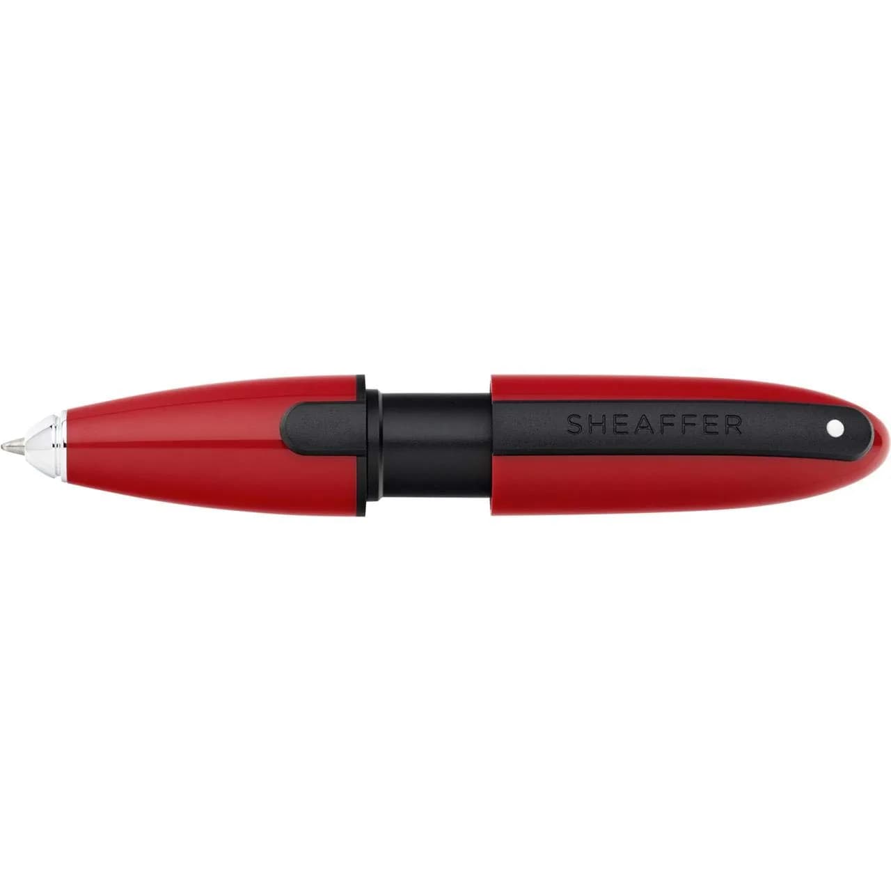 Sheaffer Ion Red Gel Rollerball Pen | Pocket-Sized Retractable Writing Instrument — Black