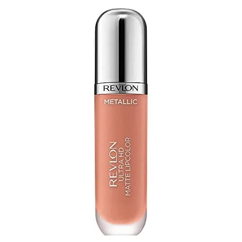 REVLON Ultra HD Metallic Matte Liquid Lipcolor, Liquid Lipstick, HD Glow 2.5ml (0.08 Fl Oz) | Moisturizing Metallic Matte Finish thumbnail 1