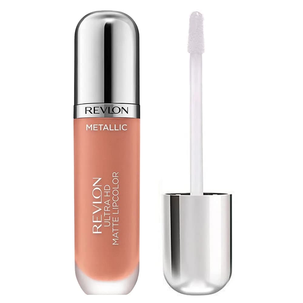 REVLON Ultra HD Metallic Matte Liquid Lipcolor, Liquid Lipstick, HD Glow 2.5ml (0.08 Fl Oz) | Moisturizing Metallic Matte Finish - view 4
