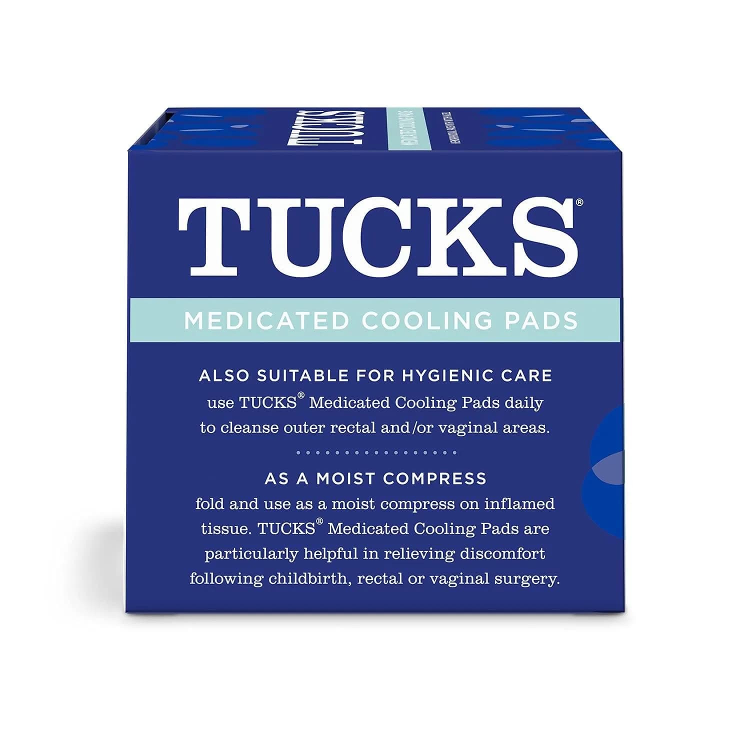 TUCKS Medicated Cooling Pads 100 Count | Witch Hazel Hemorrhoid Treatment - view 9