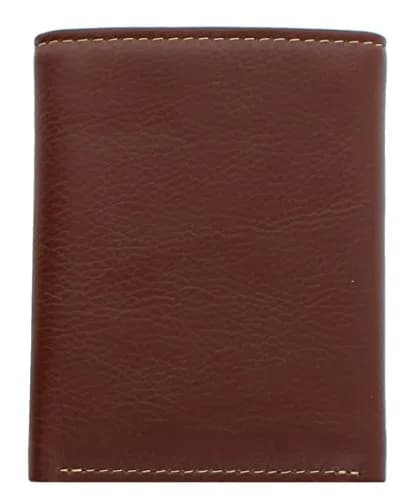 Timberland Men's Leather Trifold Wallet With ID Window Cognac | Genuine Italian Leather, 11 Pockets thumbnail 3