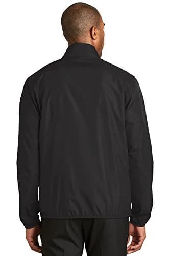 Port Authority Zephyr Full-Zip Jacket | Wind & Water-Resistant, Lightweight, Adult Unisex, Black, Medium thumbnail 2