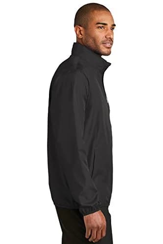Port Authority Zephyr Full-Zip Jacket | Wind & Water-Resistant, Lightweight, Adult Unisex, Black, Medium thumbnail 3
