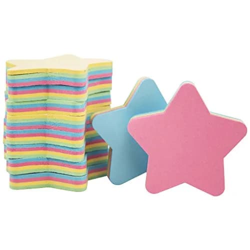 OSOPOLA Star Sticky Notes 10 Pads (1000 Sheets Total) | Bulk Pack for Office, School, Home thumbnail 5