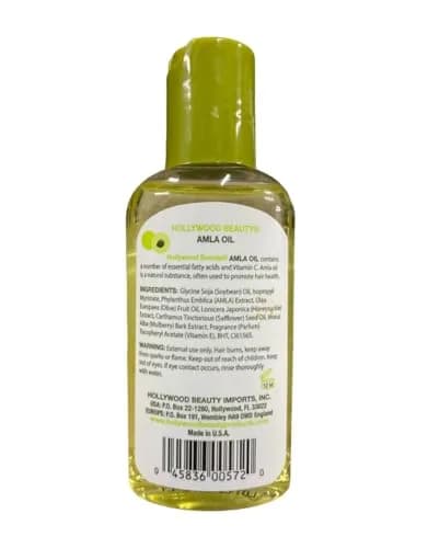 Hollywood Beauty Amla Hair Oil 2 fl oz (59 ml) | Promotes Healthy Hair thumbnail 2