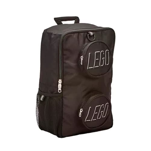 LEGO Brick Backpack - Black | Water-Resistant, Durable & Fun for Kids thumbnail 1