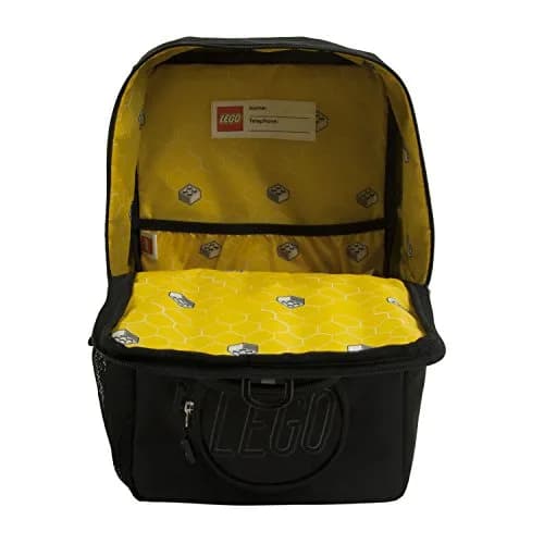 LEGO Brick Backpack - Black | Water-Resistant, Durable & Fun for Kids thumbnail 4