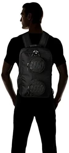 LEGO Brick Backpack - Black | Water-Resistant, Durable & Fun for Kids thumbnail 2