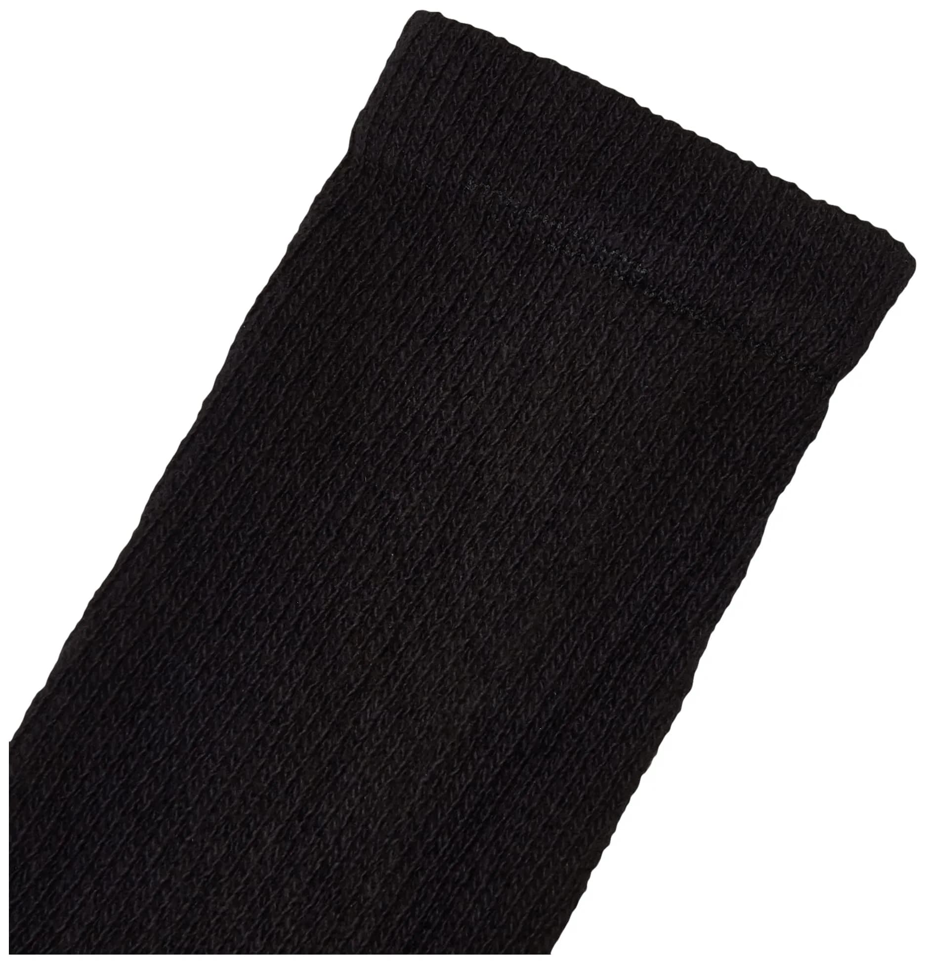 Hanes Classics Men's Crew Socks Multi-Pack Black 10-13 | ComfortSoft Cushioning & Odor Protection thumbnail 3