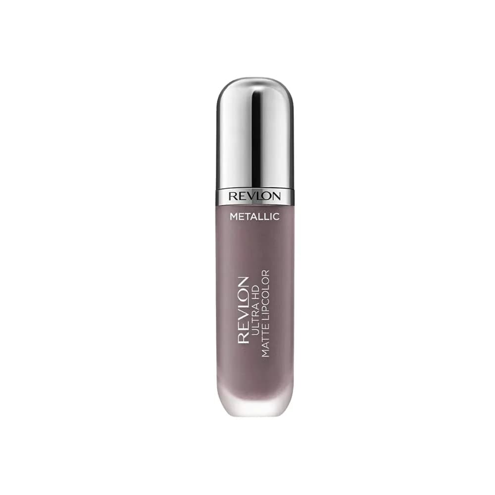 Revlon Ultra HD Metallic Matte Liquid Lipcolor, Shine 2 Fl Oz (0.2 Fl Oz) | Long-Lasting Metallic Finish — HD Shine