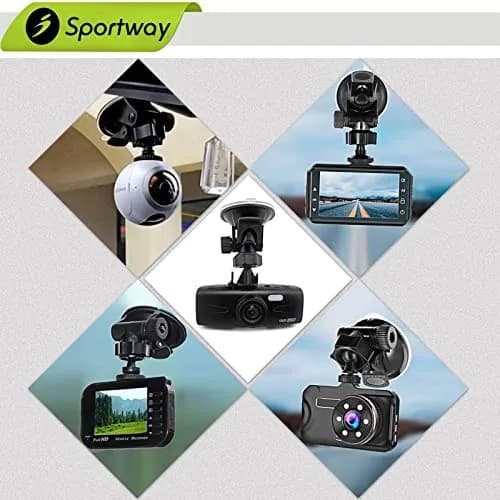 Sportway S30 Pro Dash Cam Suction Mount (2 Gen) 55mm x 75mm | Secure Adjustable View for Most Dash Cams thumbnail 5