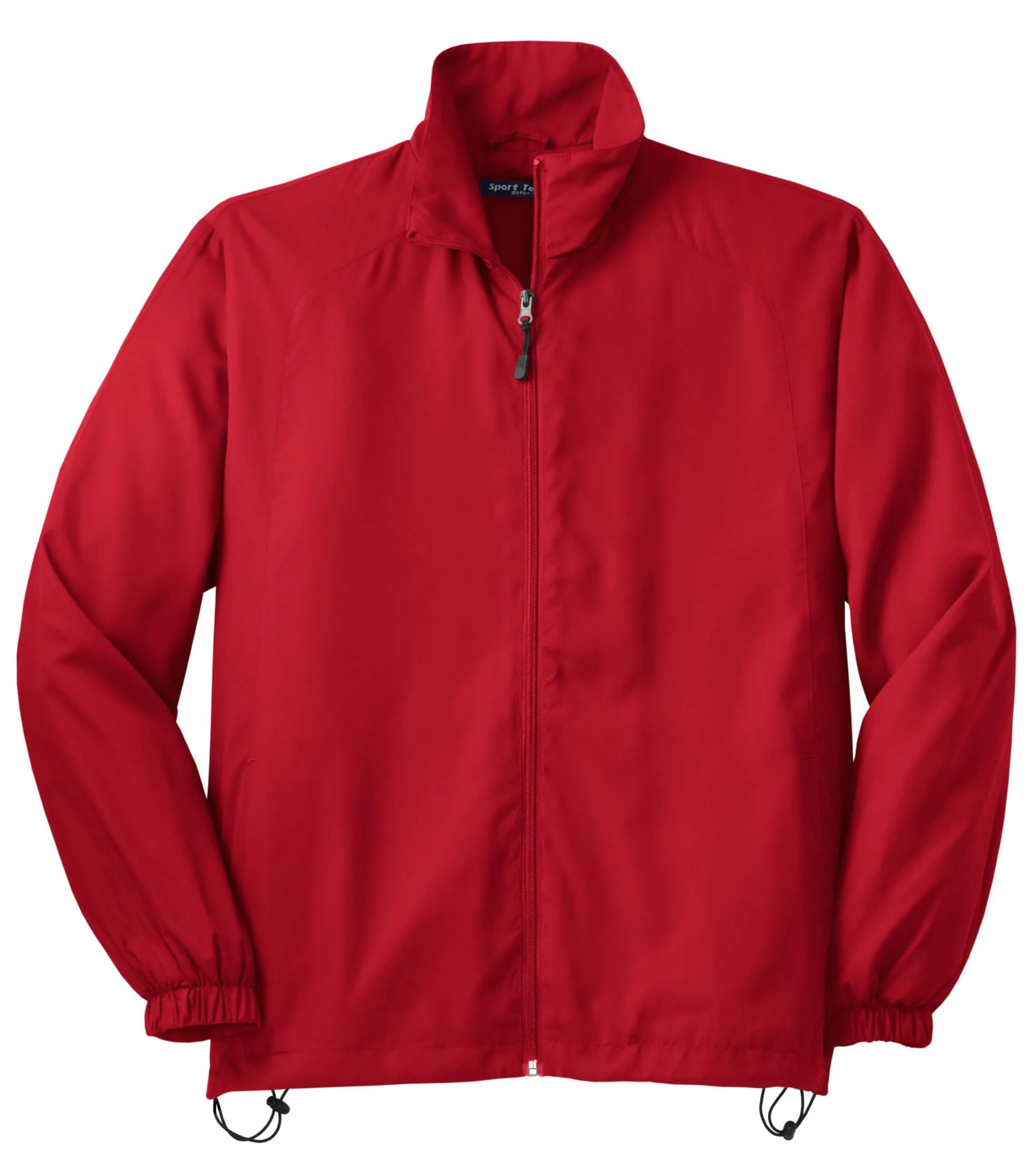 SPORT-TEK Unisex Full Zip Wind Jacket | Water-Resistant, Breathable, Lightweight (70-120c)
