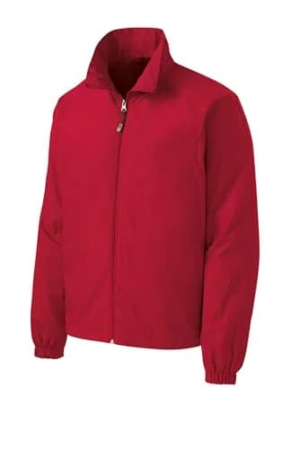 SPORT-TEK Unisex Full Zip Wind Jacket | Water-Resistant, Breathable, Lightweight (70-120c) thumbnail 3