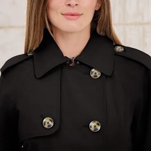 London Fog Women's Double-Breasted Trench Coat 40in Chest | Water & Wind Resistant, Classic Fit (70-120 chars) thumbnail 2