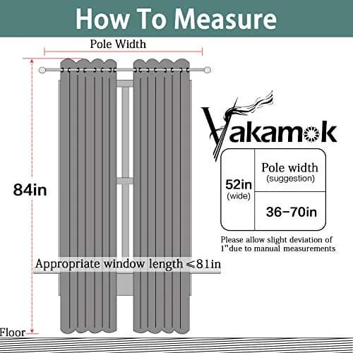 Yakamok Room Darkening Curtains 52x84 inch Coral Orange | Elegant Blackout Panel for Living Room thumbnail 8