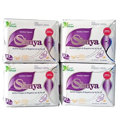 SHUYA Feminine Care Pads Regular & Overnight | High Absorbency, Active Oxygen, Anion, 245-330mm thumbnail 1