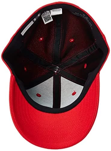 Under Armour Men's Blitzing 3.0 Cap, Red (600)/Black, Medium/Large | Structured Fit with Microthread Breathability thumbnail 2