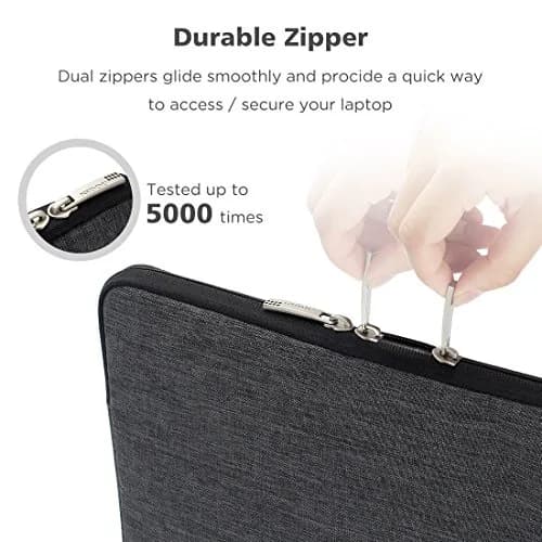 NIDOO 14 Inch Laptop Sleeve Water-Resistant Slim Protective Bag for Lenovo ThinkPad X1 Carbon & More | Lightweight & Practical thumbnail 5