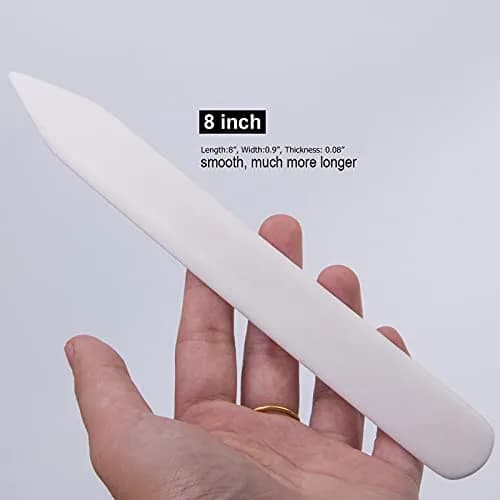 VENCINK Genuine Bone Folder Paper Creaser Tool 8 inch | Traditional Crafting & Bookbinding thumbnail 3