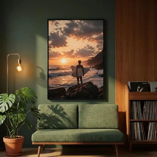 Frametory 18x24 Black Aluminum Poster Frame Tempered Glass | Modern Wall Decor (70-120 chars) thumbnail 4