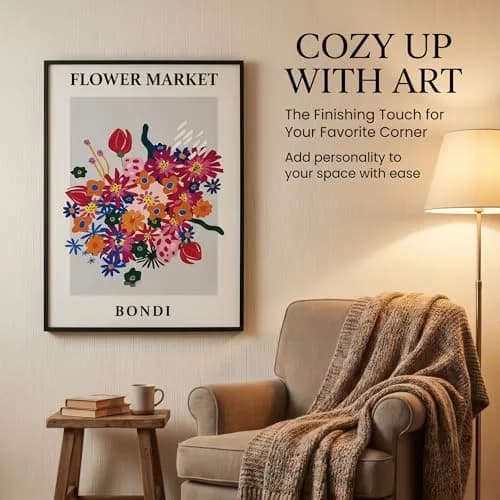 Frametory 18x24 Black Aluminum Poster Frame Tempered Glass | Modern Wall Decor (70-120 chars) thumbnail 6