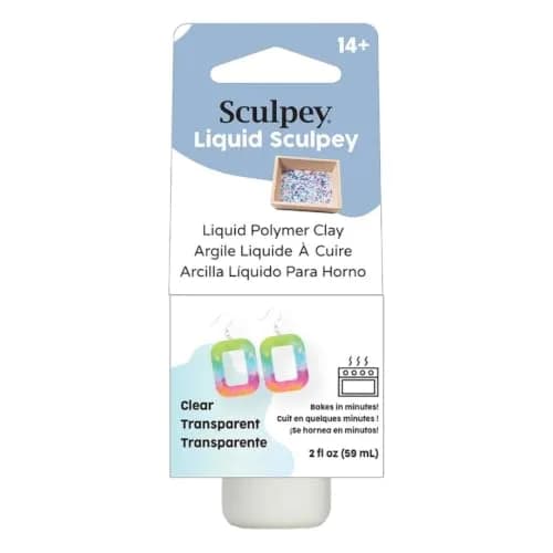 Sculpey Liquid Polymer Oven-Bake Clay, Clear, 59 ml (2 fl oz) | Non-Toxic & Flexible for Crafts thumbnail 1
