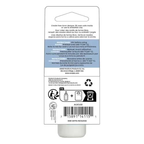 Sculpey Liquid Polymer Oven-Bake Clay, Clear, 59 ml (2 fl oz) | Non-Toxic & Flexible for Crafts thumbnail 2