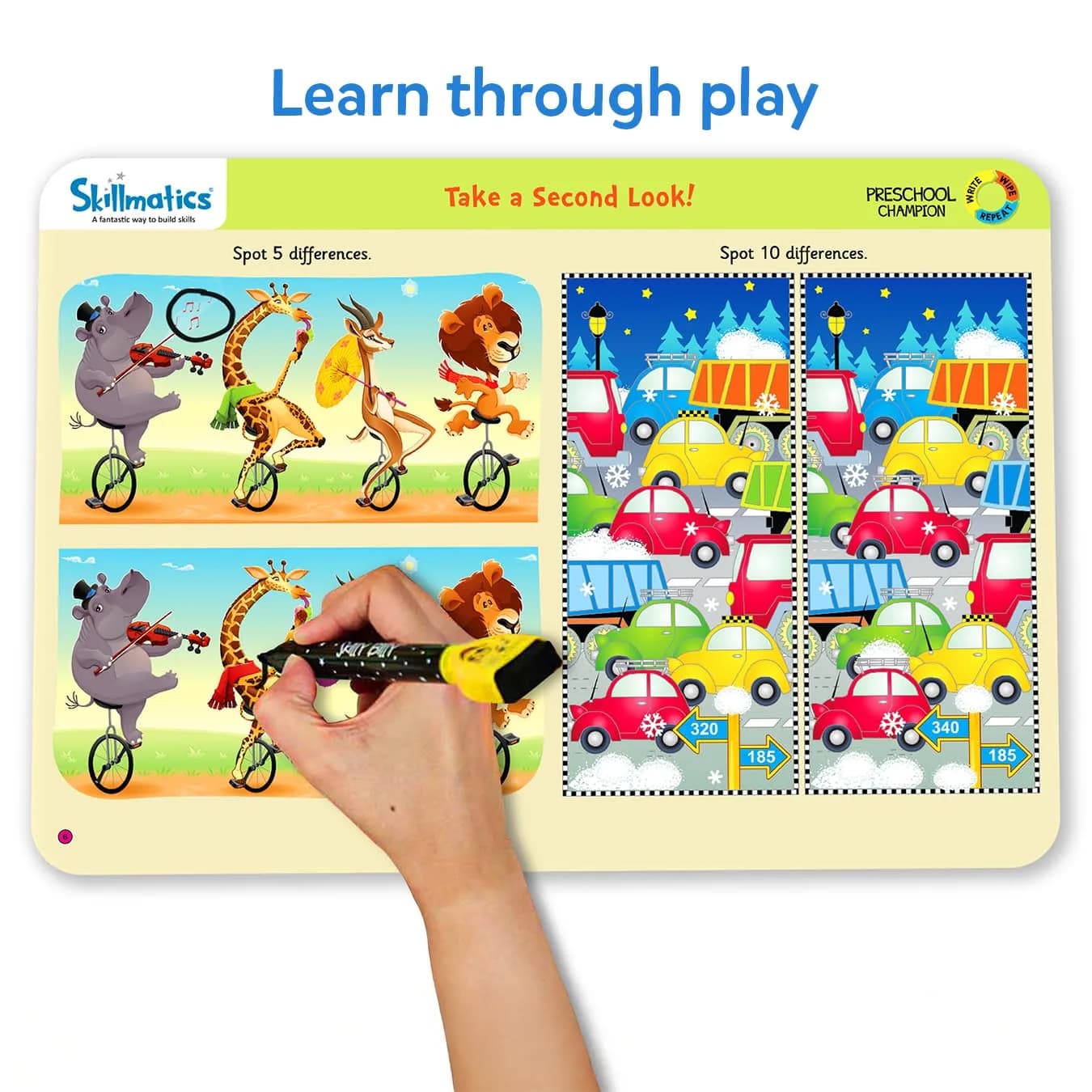 Skillmatics Search and Find PAW Patrol "Preschool Champion" Educational Game | Reusable Learning Activities for Preschoolers - view 4