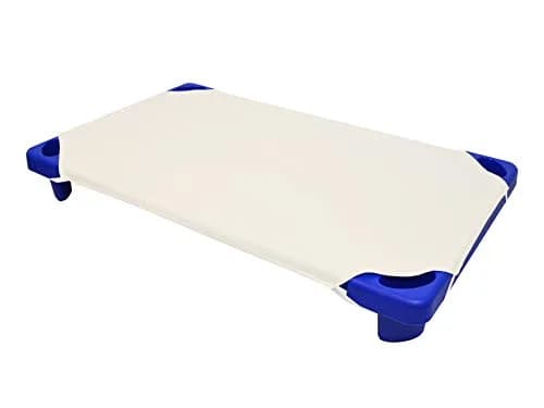 American Baby Company Natural Cotton Percale Toddler Cot Sheet 58cm x 102cm (23" x 40") | Soft Breathable Daycare Sheet thumbnail 1