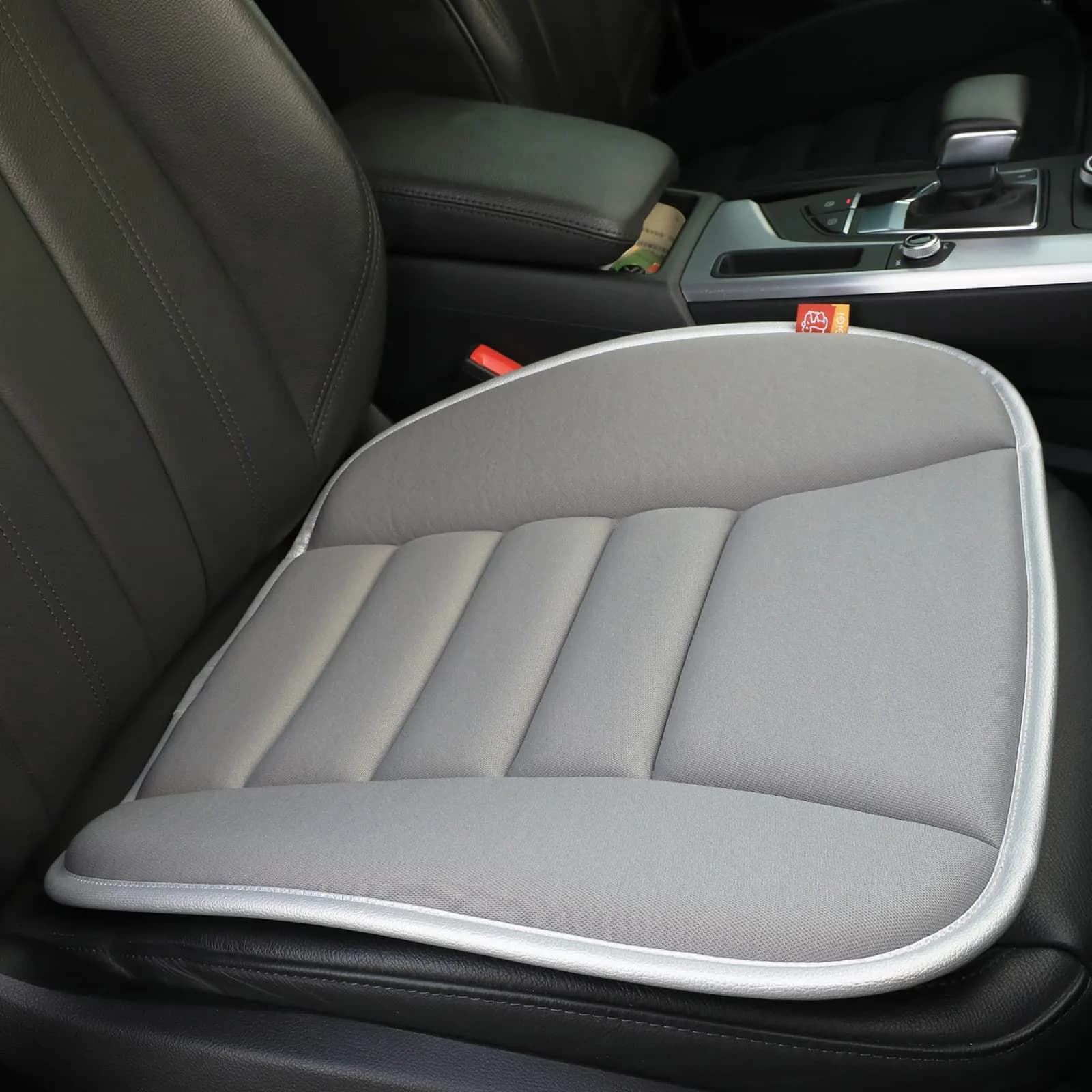 RaoRanDang Black Memory Foam Car Seat Cushion Pad | 54 cm x 46 cm x 3 cm — Gray