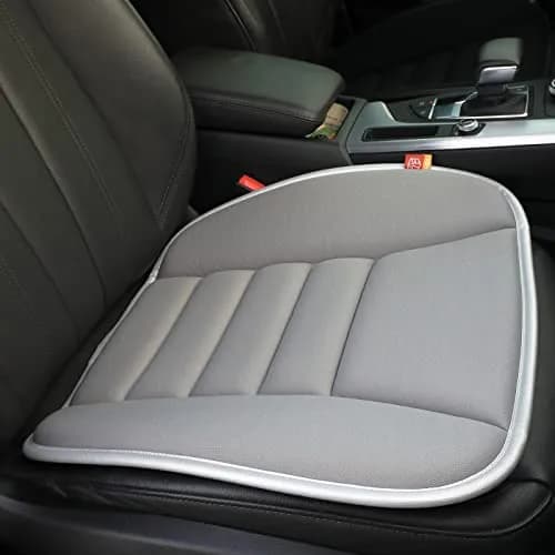 RaoRanDang Gray Memory Foam Car Seat Cushion Pad for Driving & Office Chairs | 54cm x 46cm (21.3" x 18.5") thumbnail 1
