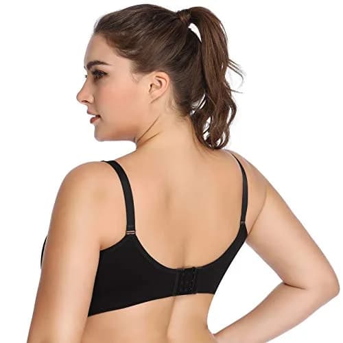 Lataly Seamless Nursing Bra 92% Nylon 8% Spandex | Wirefree, Full Coverage, Pack of 5, Size L thumbnail 6