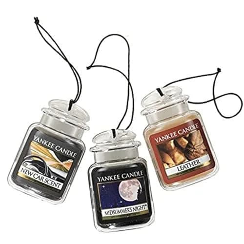 Yankee Candle Scented Car Air Freshener 3-Pack | Long-Lasting Fragrance with Fresh Scent (70-120 chars) thumbnail 1