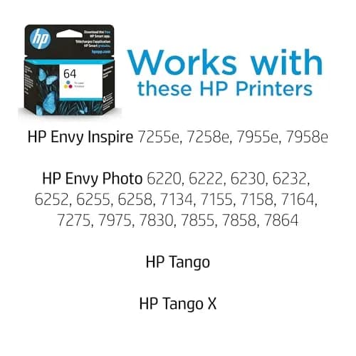 HP 64 Tri-Color Ink Cartridge (165 Pages) | Fade-Resistant Documents & Brilliant Images thumbnail 2