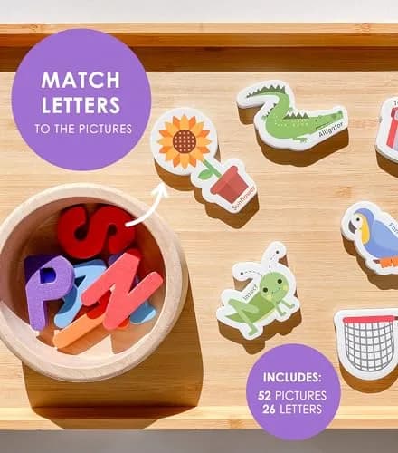 Curious Columbus Magnetic Objects and Letters, Foam Fridge Magnets for Kids | Bright ABC & Object Magnets thumbnail 6