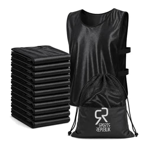 SportsRepublik Pinnies for Sports 12-Pack | Thick, Opaque, Mesh Carry Bag, Adult & Kids Sizes thumbnail 1