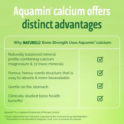 NATURELO 600mg Calcium Supplement for Bone Strength, VIT D3, 120 Capsules | Supports Bone & Joint Health thumbnail 5