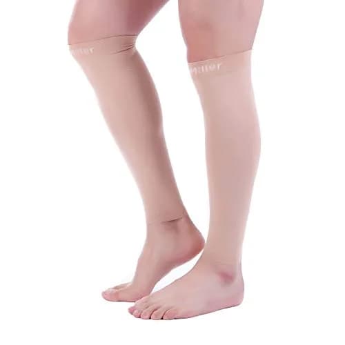 Doc Miller Calf Compression Sleeves 15-20 mmHg | Graduated Leg Support for Active & Recovery thumbnail 6