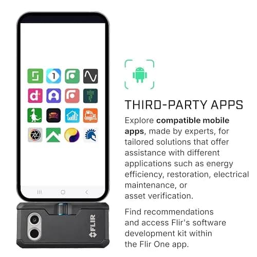 FLIR ONE Pro Thermal Imaging Camera for Android USB-C, 480x360 Resolution | Jobsite Tough & Accurate Inspection Tool thumbnail 6