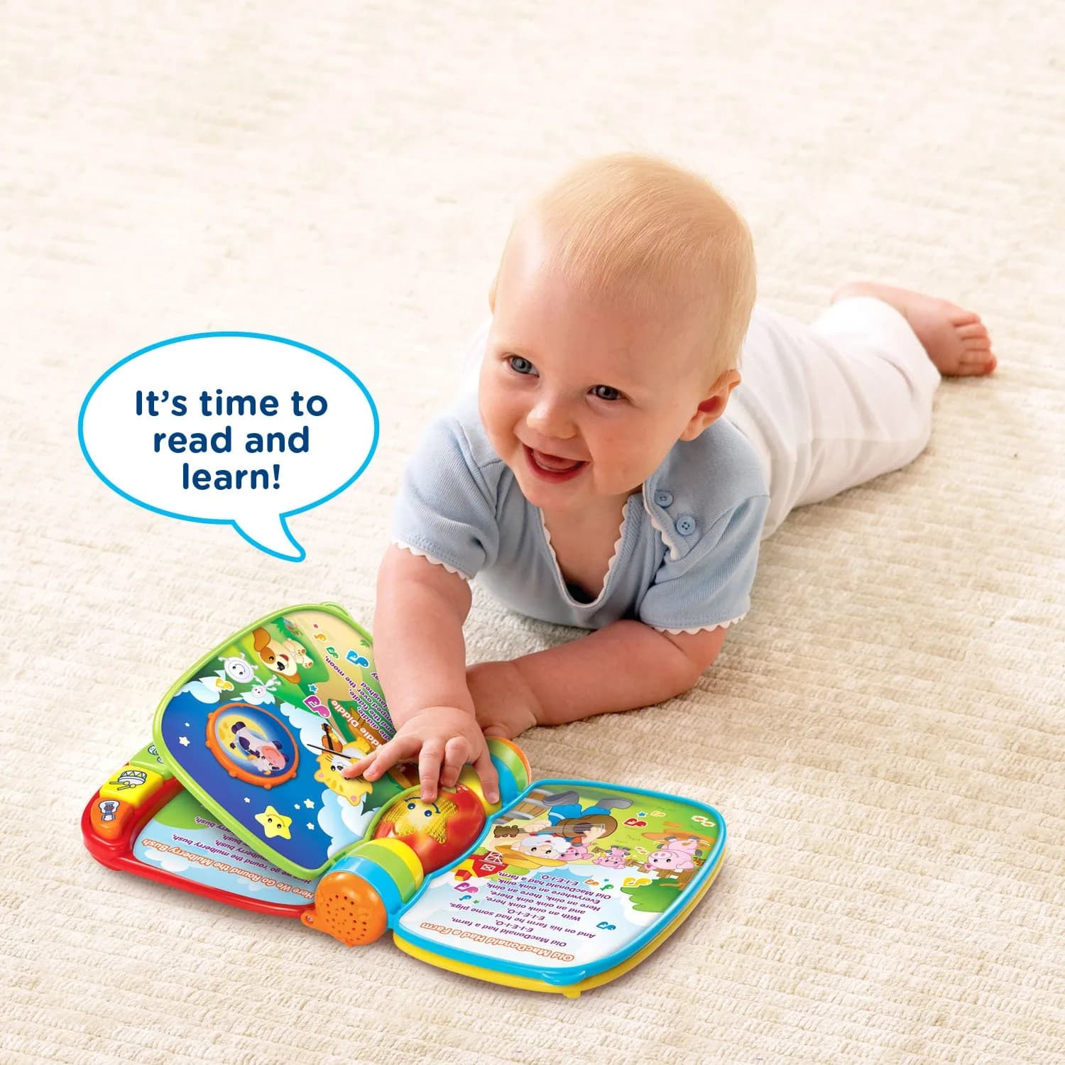 VTech Musical Rhymes Book Red | Electronic Learning Toy for Babies 6-36 Months - view 6