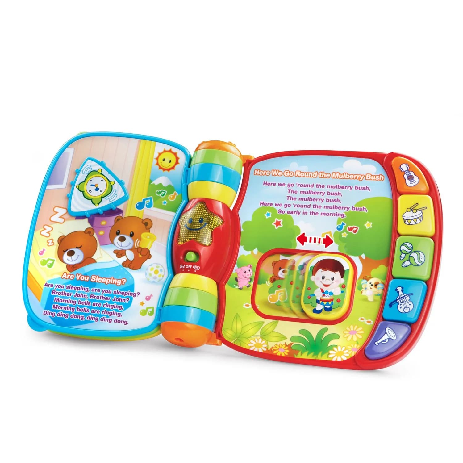 VTech Musical Rhymes Book - Red | Interactive Electronic Learning Toy for Babies & Toddlers - view 4