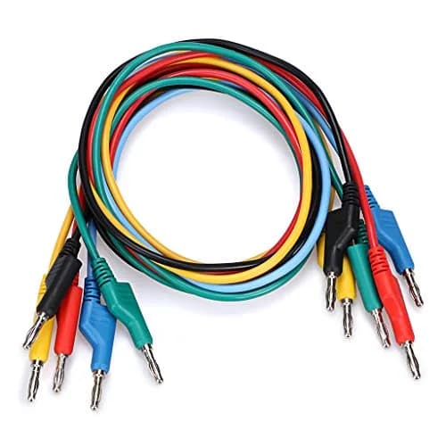 Sumnacon 5-Piece 4mm Banana Plug Test Leads Set | 1m Flexible Silicone, 1000V/15A thumbnail 6