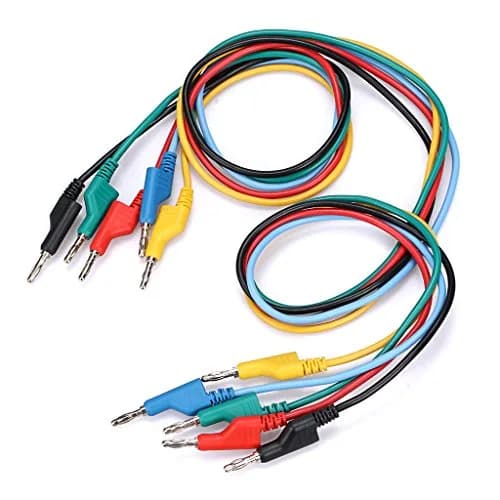 Sumnacon 5-Piece 4mm Banana Plug Test Leads Set | 1m Flexible Silicone, 1000V/15A thumbnail 7