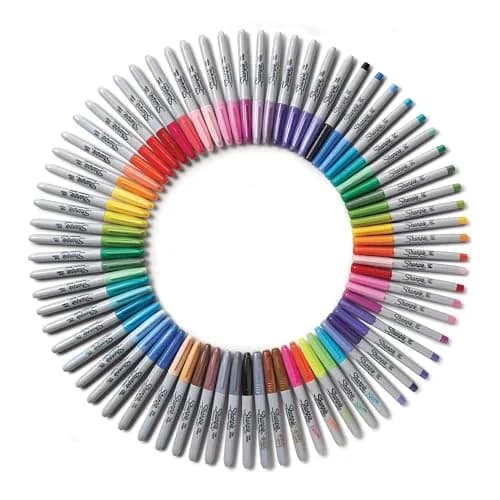 Sharpie Permanent Markers, Ultimate Collection, 72 Count | Bulk Pack Marking Pens thumbnail 5