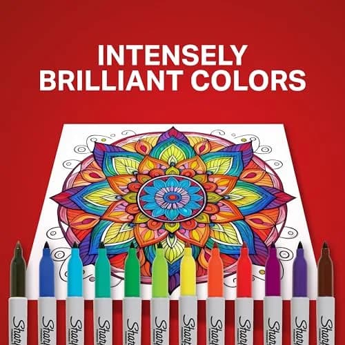 Sharpie Permanent Markers, Ultimate Collection, 72 Count | Bulk Pack Marking Pens thumbnail 2