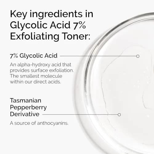 The Ordinary Glycolic Acid 7% Exfoliating Toner for Face, 240ml (8.1 Fl Oz) | Smooths Skin Texture & Evens Tone thumbnail 4